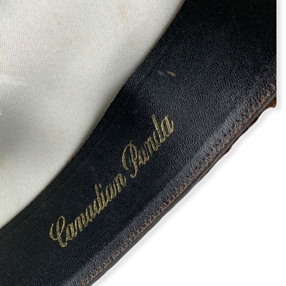 VINTAGE Biltmore Canadian Panda Feathered Fedora - Picture 6 of 9